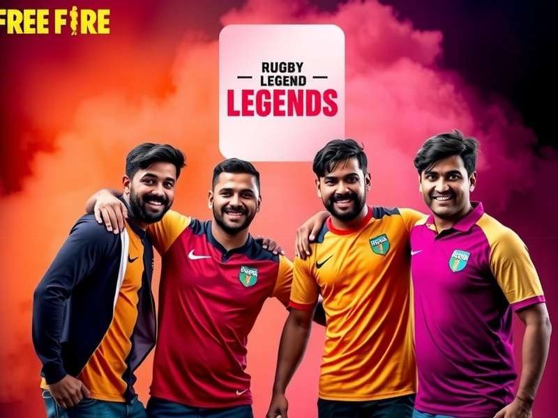 Rugby Champions League India Holi Event with Colorful Jerseys and Gulal Effects